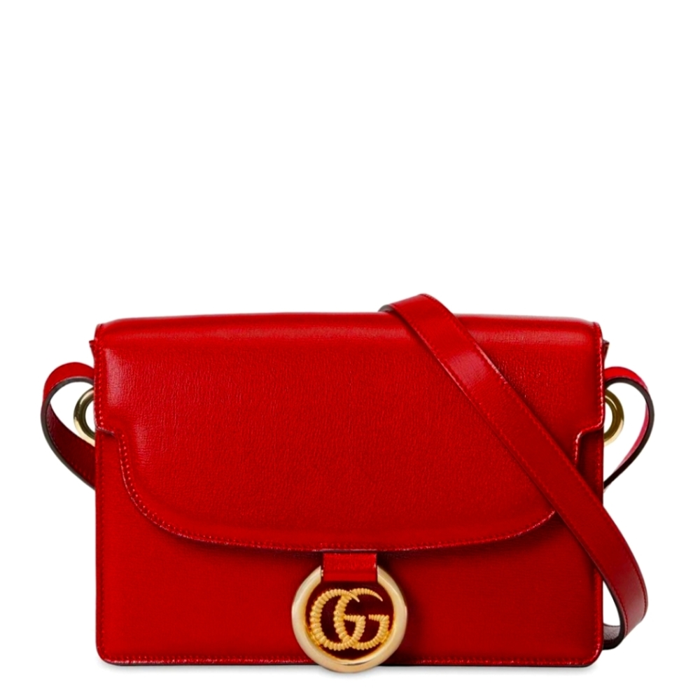 Authentic GG ring shoulder bag. Like new without tag